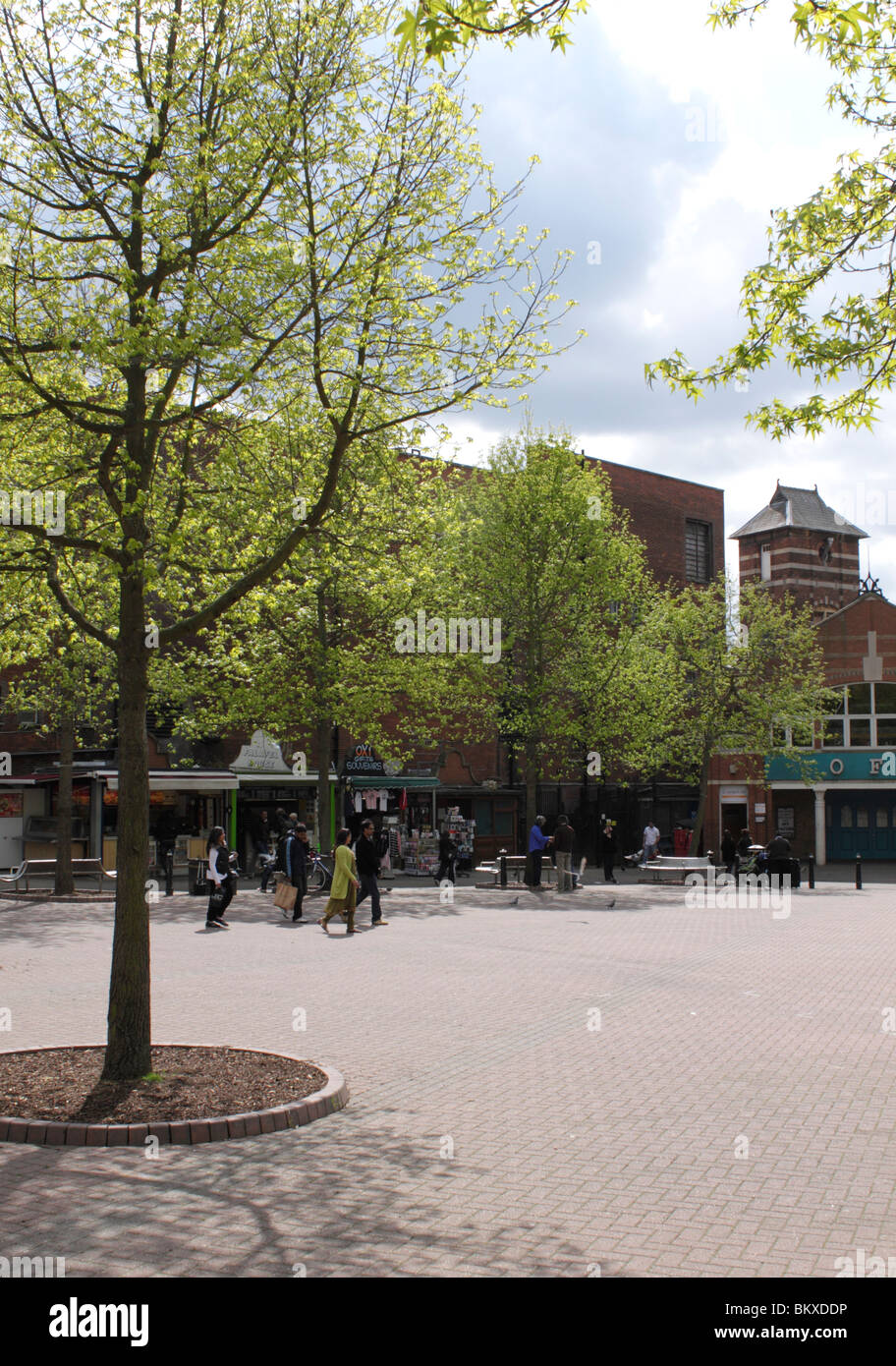 Market square at Gloucester Green Oxford May 2010 Stock Photo Alamy