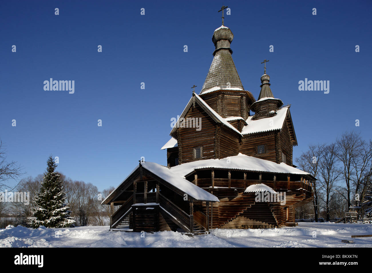 Russia Novgorod-the-Great Region Vitoslavlitsy Museum of Wooden ...