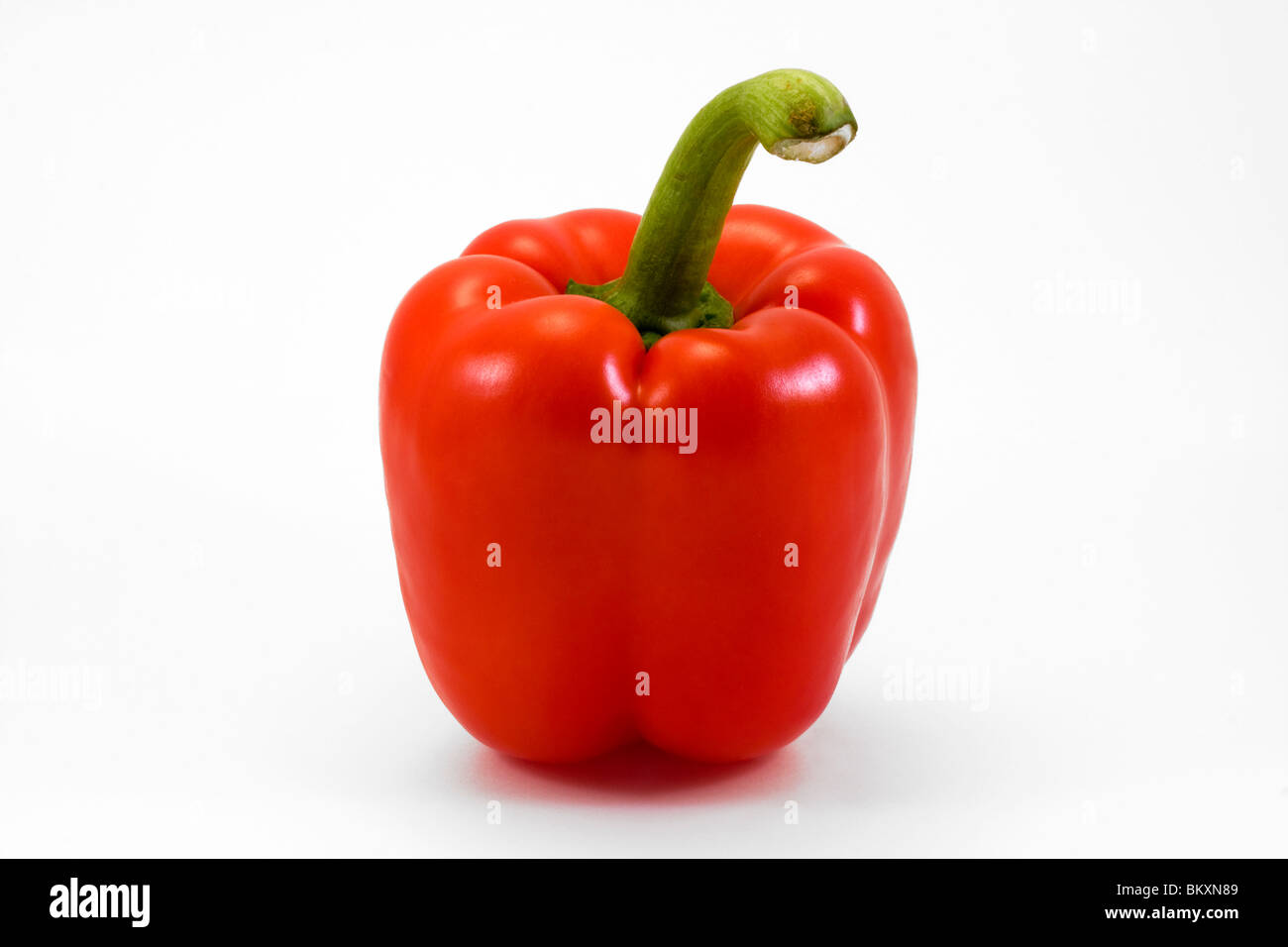 red pepper isolated on a white background Stock Photo