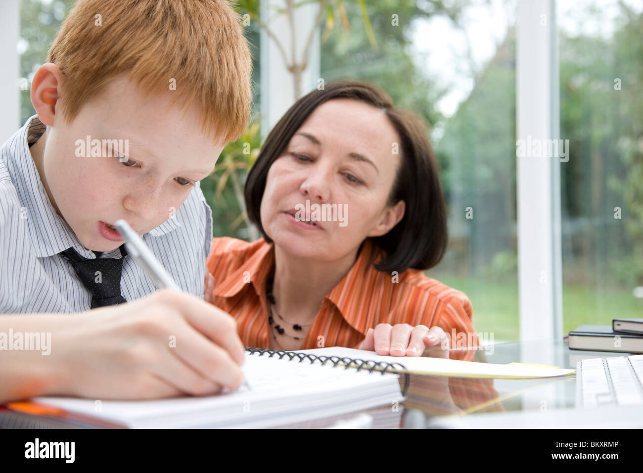 Mommy Helping Son