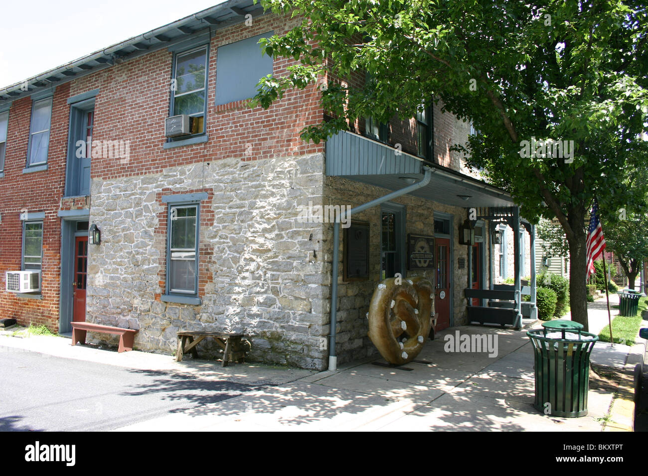 The Sturgis Pretzel bakery in Lititz, Lancaster County, PA Stock Photo Alamy
