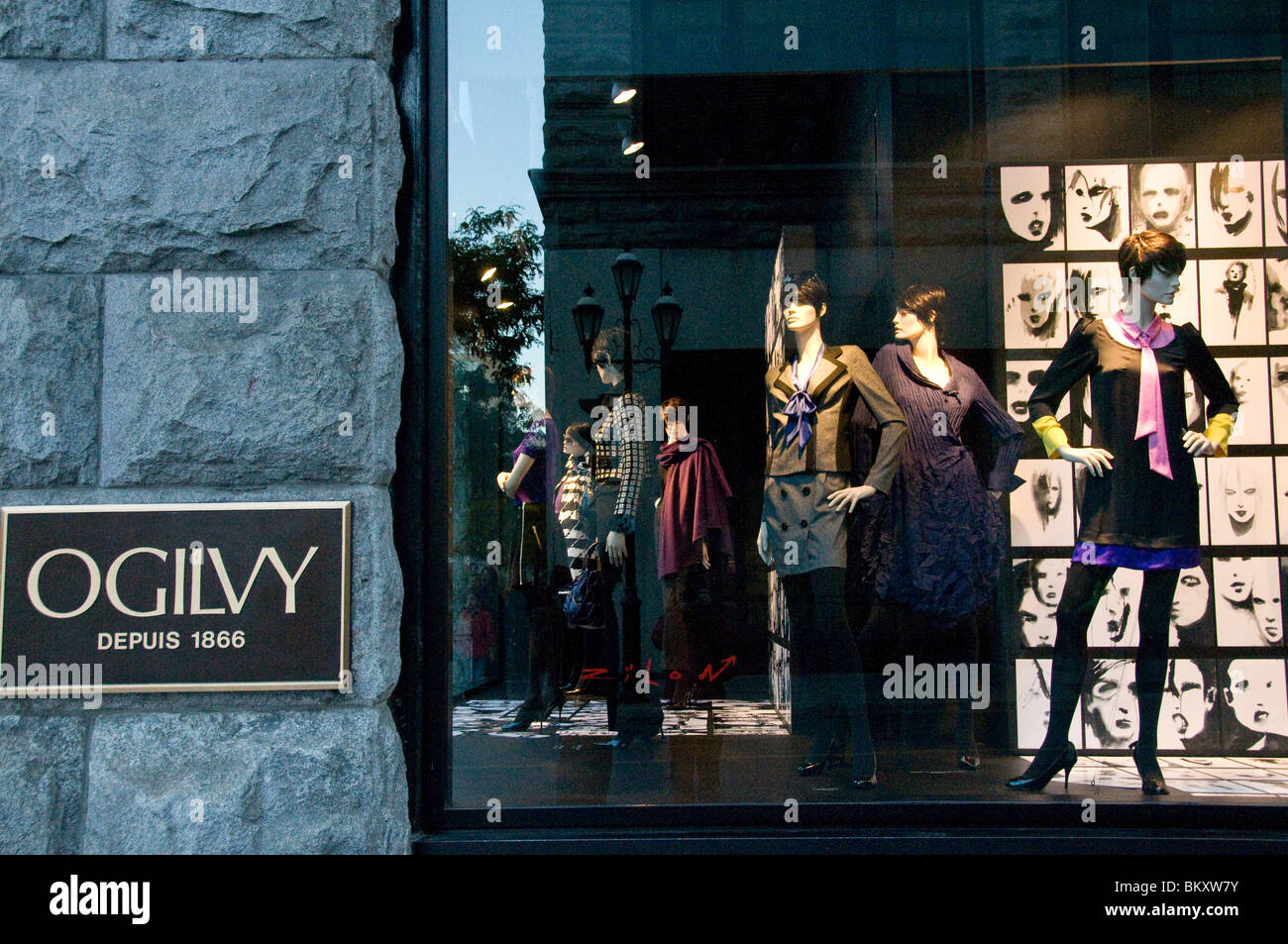 Ogilvy downtown Montreal Stock Photo Alamy