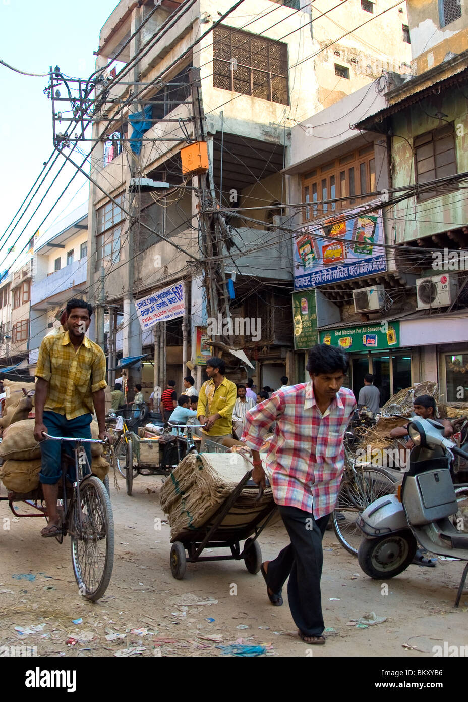 Street scene, Delhi, India Stock Photo