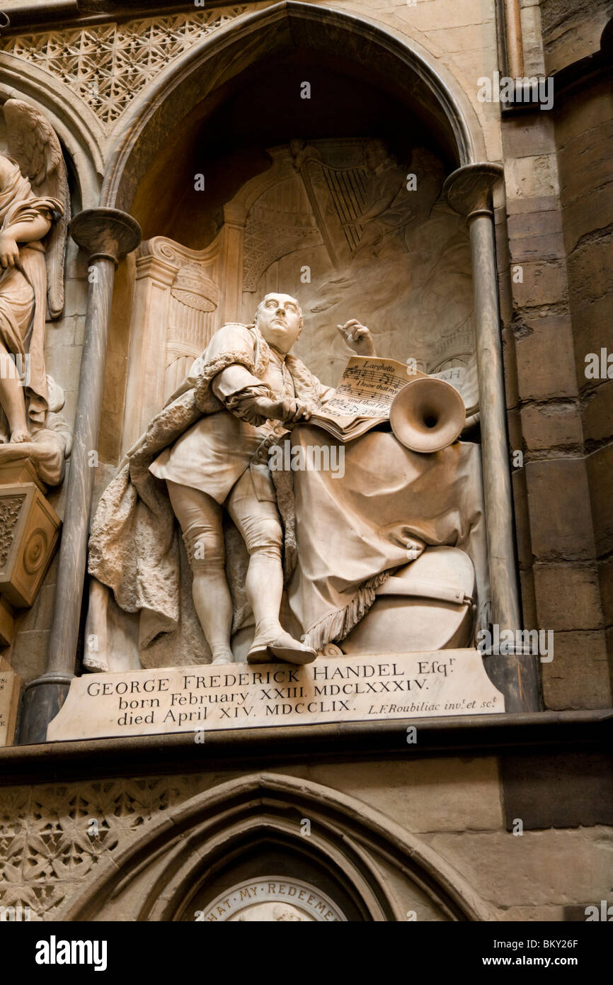 Memorial of george frederic handel hi-res stock photography and images -  Alamy