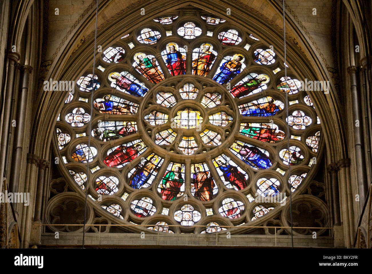 Rose window westminster abbey hi-res stock photography and images - Alamy