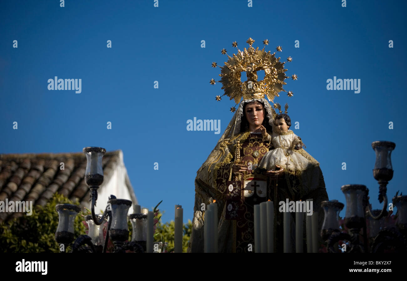 Religious statue virgen del carmen hi-res stock photography and images ...
