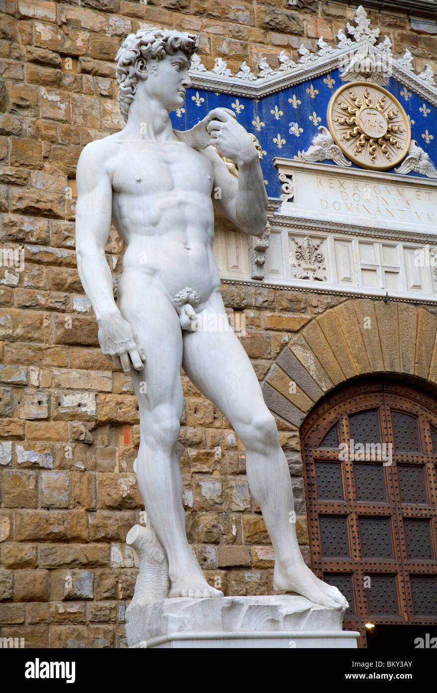 David by Michelangelo - Florence Stock Photo