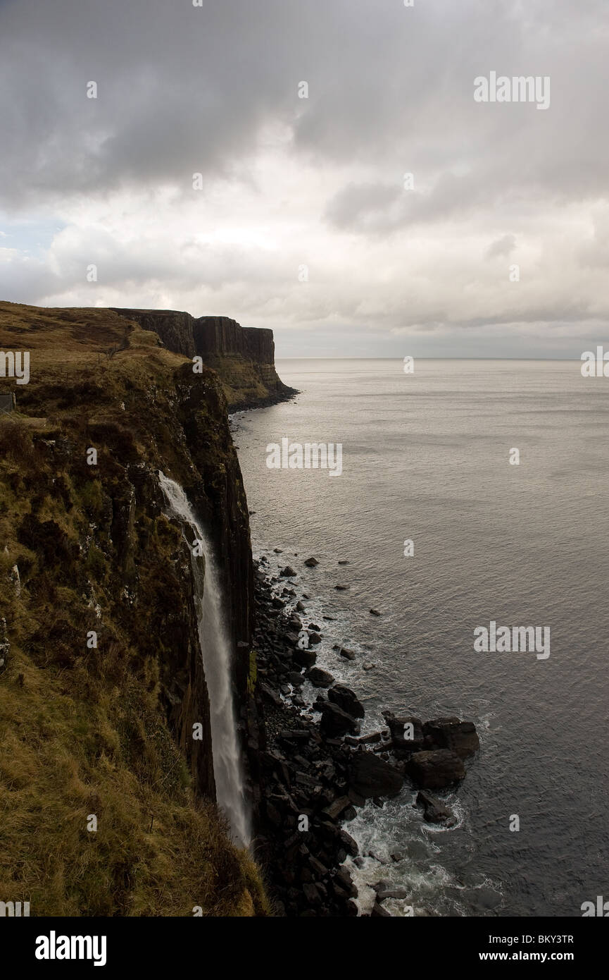 Kilt Rock waterfall, Isle of Skye, Scotland Stock Photo - Alamy