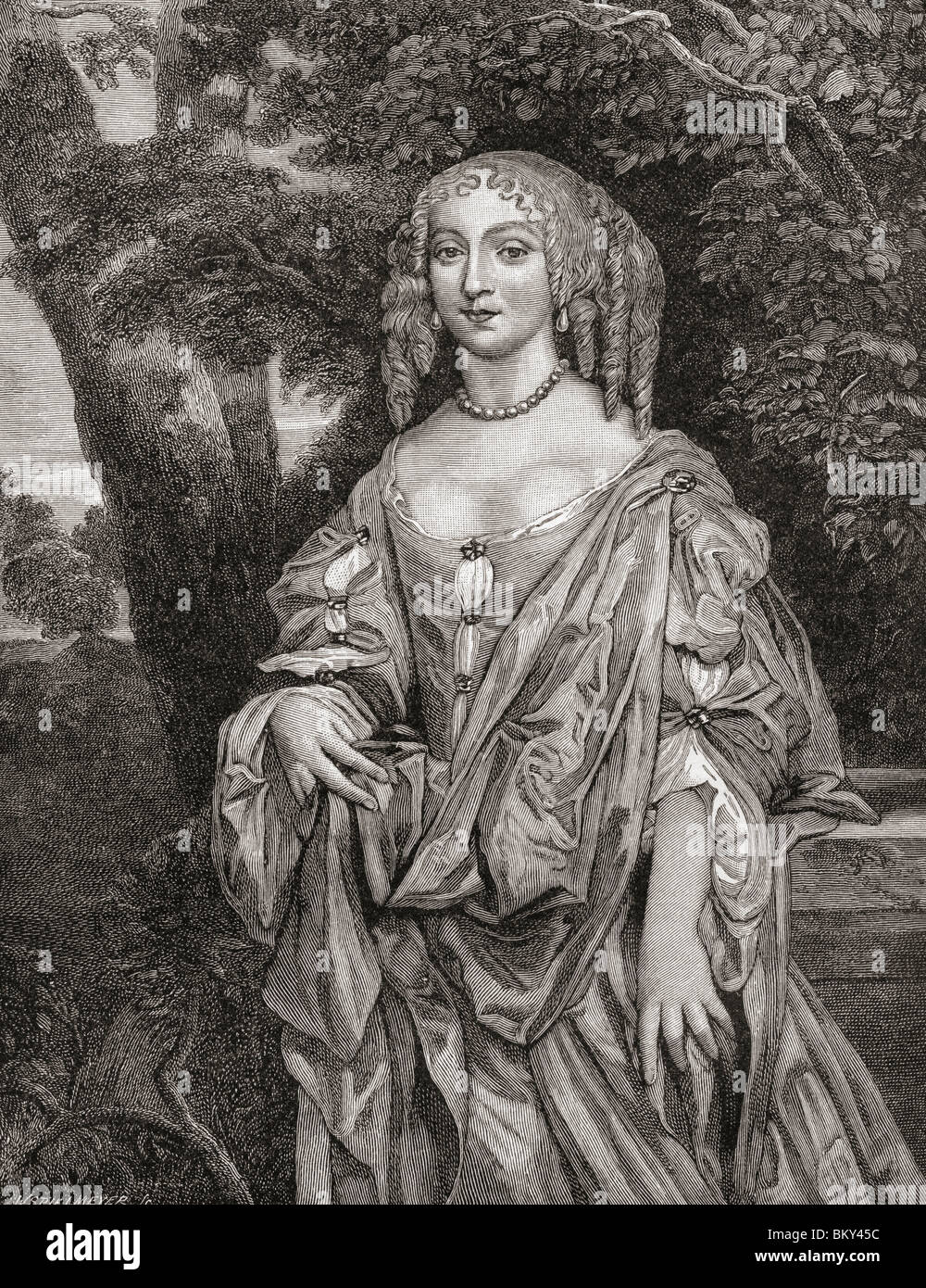 Eleanor "Nell" Gwyn, 1650 to 1687. English actress and mistress of King Charles II of England.