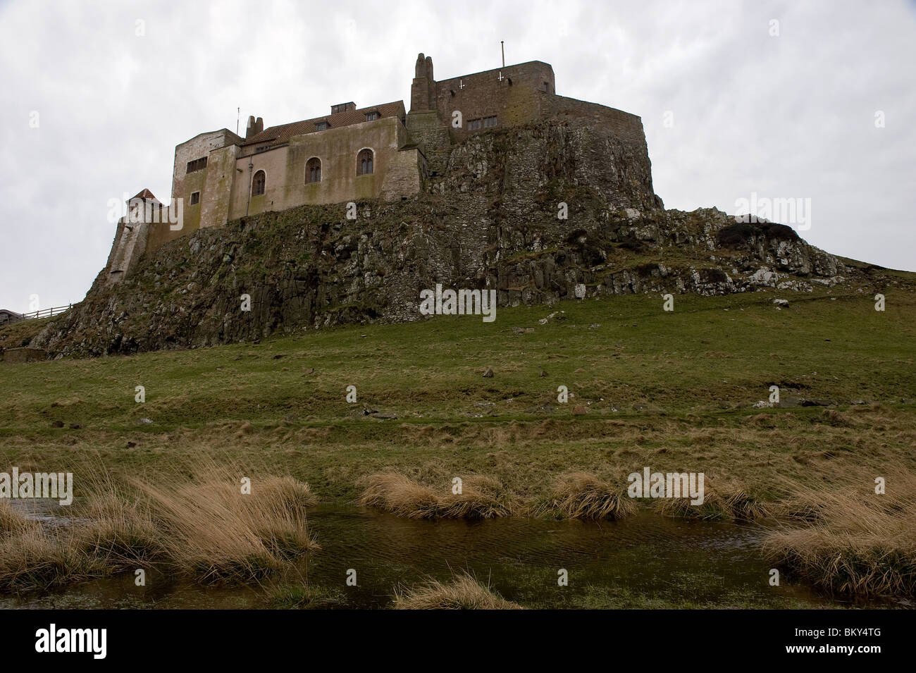 Lindisfarne Castle, Northumberland, UK Stock Photo
