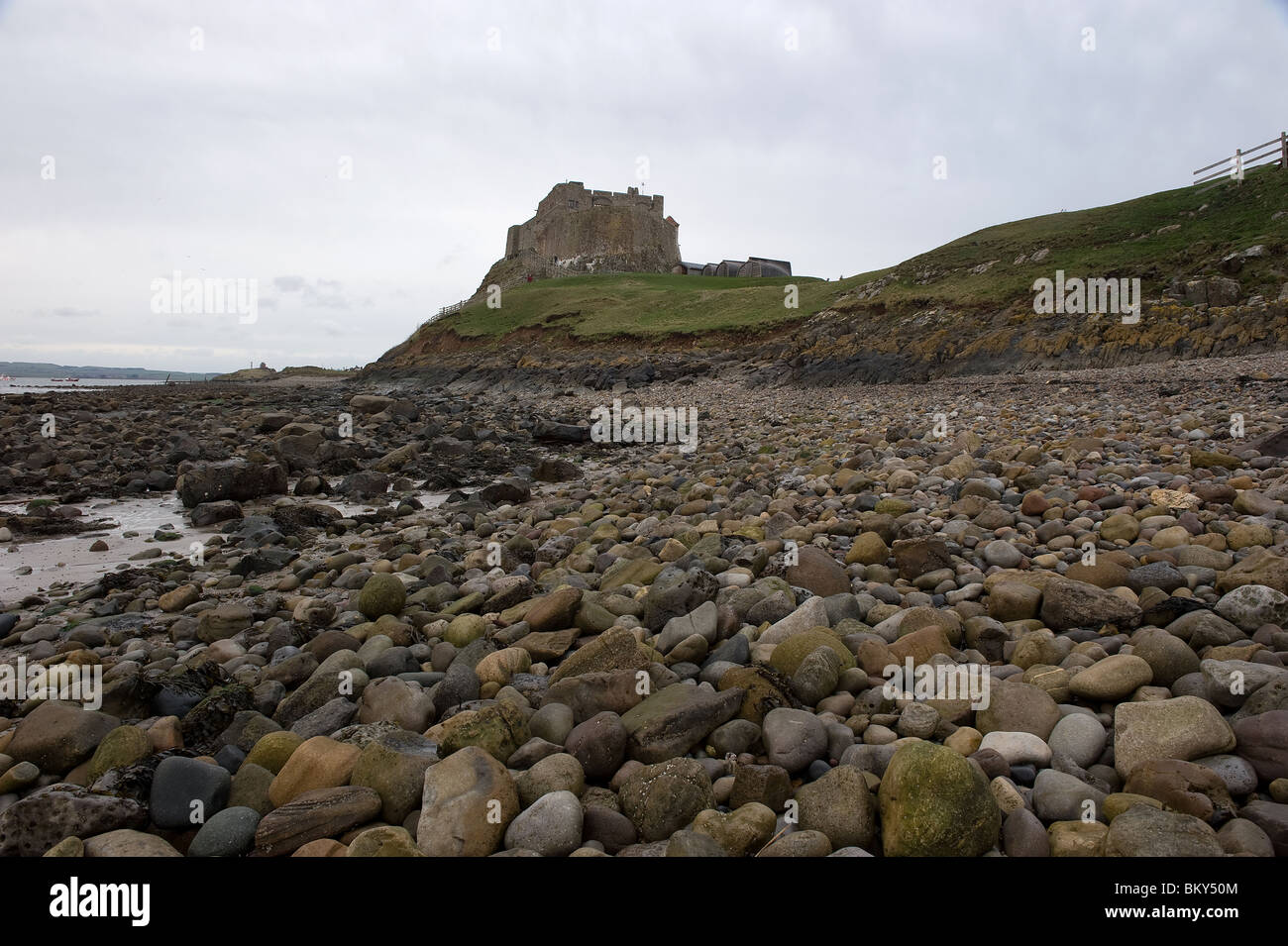 Lindisfarne Castle, Northumberland, UK Stock Photo