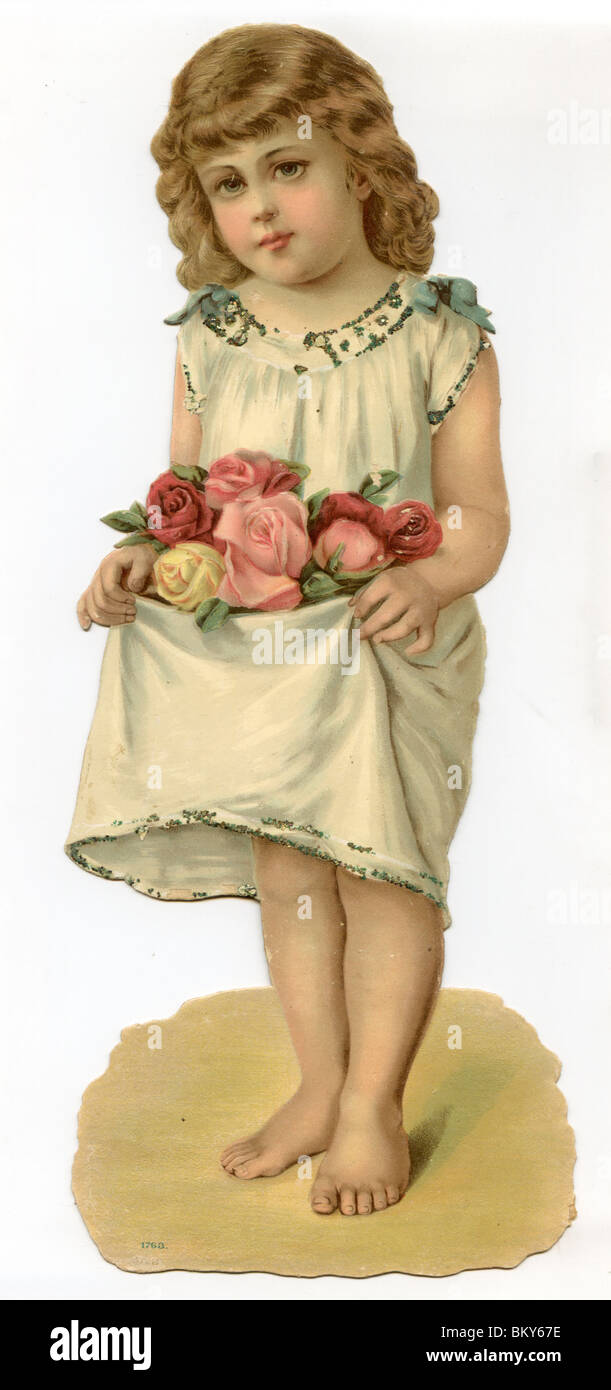 The dress was Victorian-inspired.