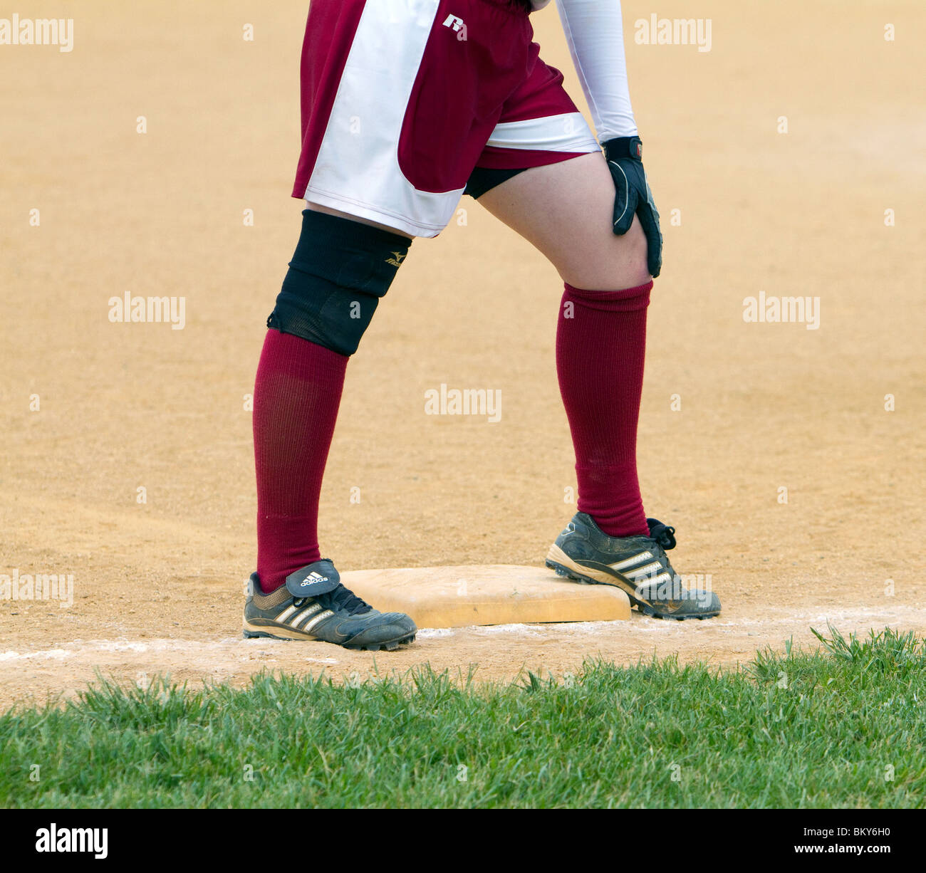 Catching Ball Softball Stock Photos & Catching Ball Softball Stock