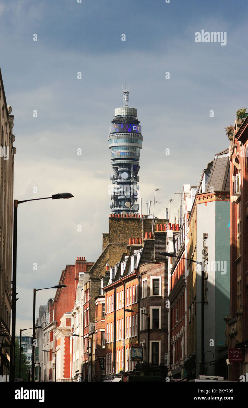 British Telecom Tower, London. Stock Photo