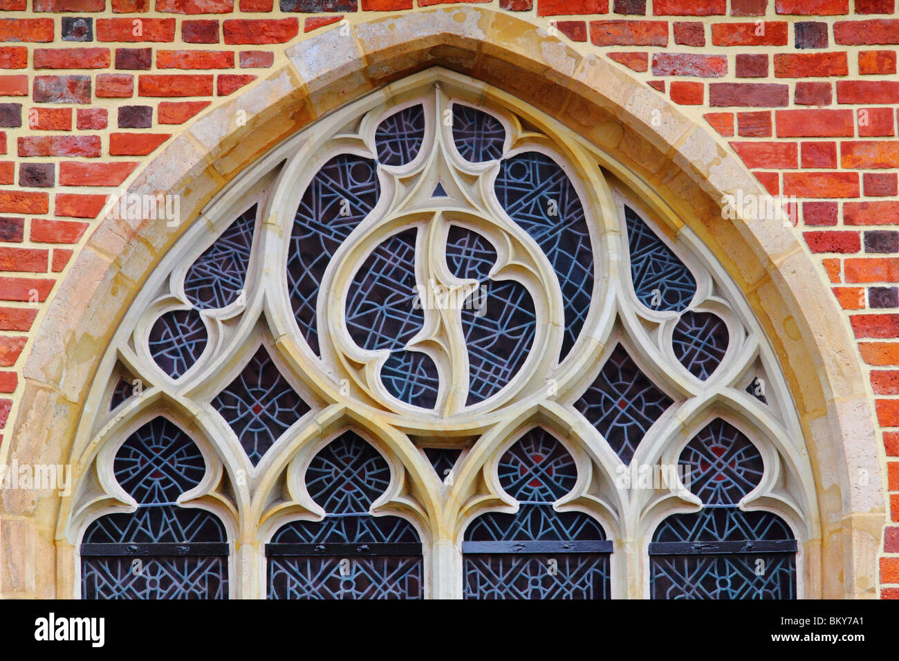 Gothic window Saint John Cathedral Wroclaw Stock Photo - Alamy