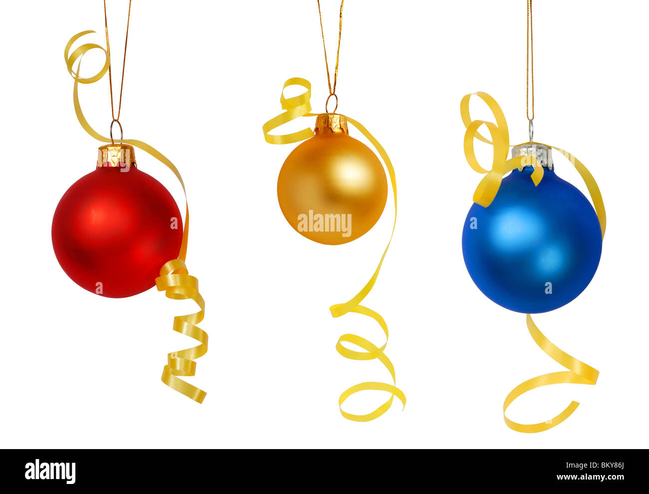 Christmas Baubles Stock Photo