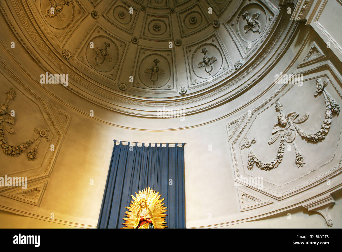 Lady altar, Jesuit church of St Michael, Munich, Bavaria, Germany Stock Photo