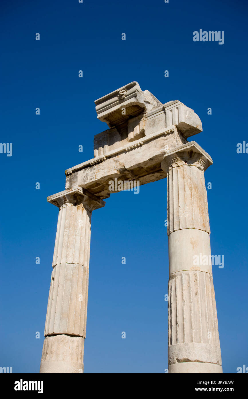 Remains of the Agora, Kos-Town, Kos, Greece Stock Photo