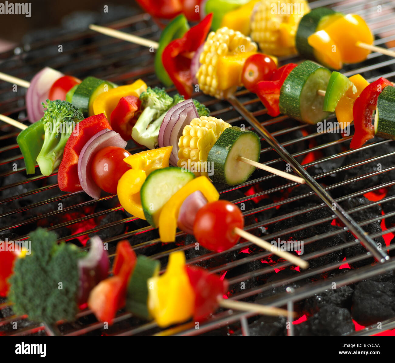 Vegetarian BBQ Stock Photo