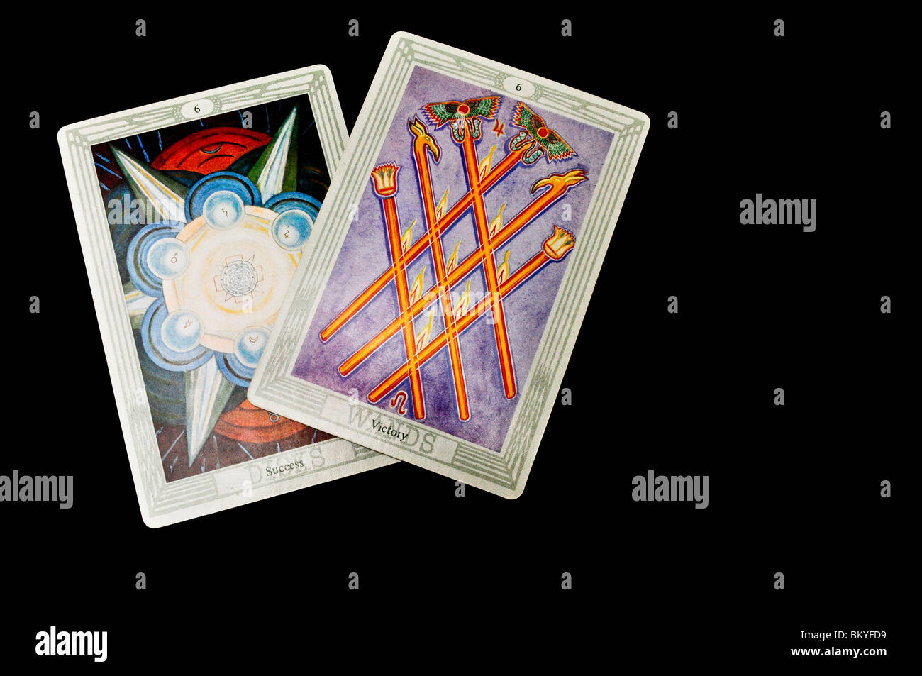 Victory & Success Tarot Cards Stock Photo Alamy
