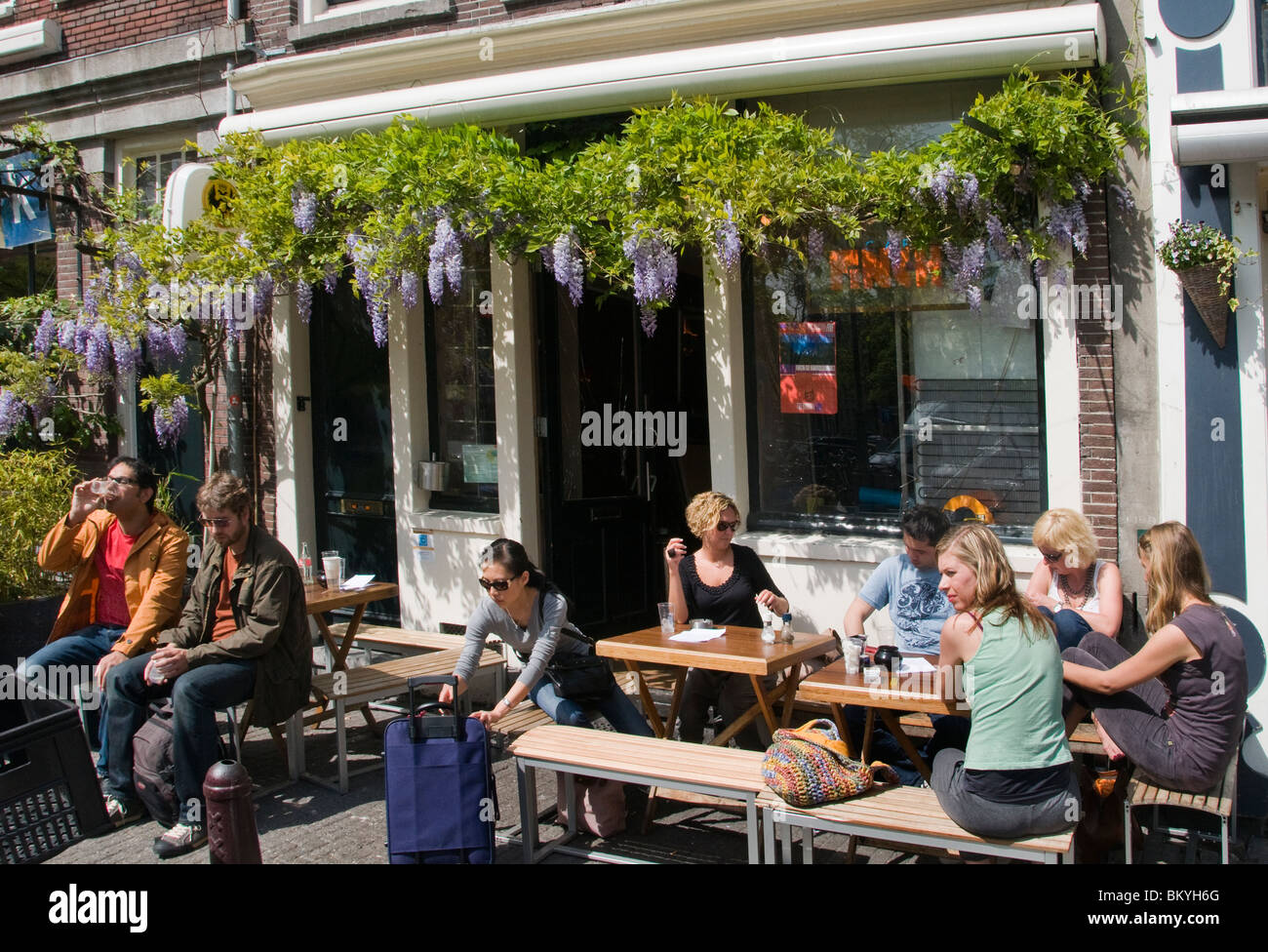 Jordaan Amsterdam Cafe Restaurant bar pub The Netherlands Holland Stock  Photo - Alamy