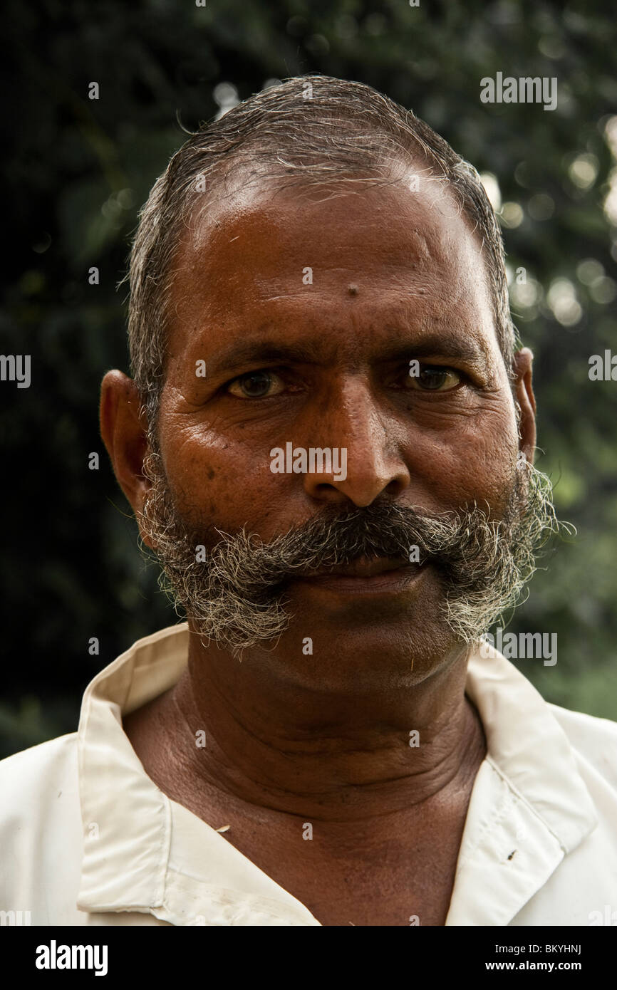 Man in Bandi, India Stock Photo