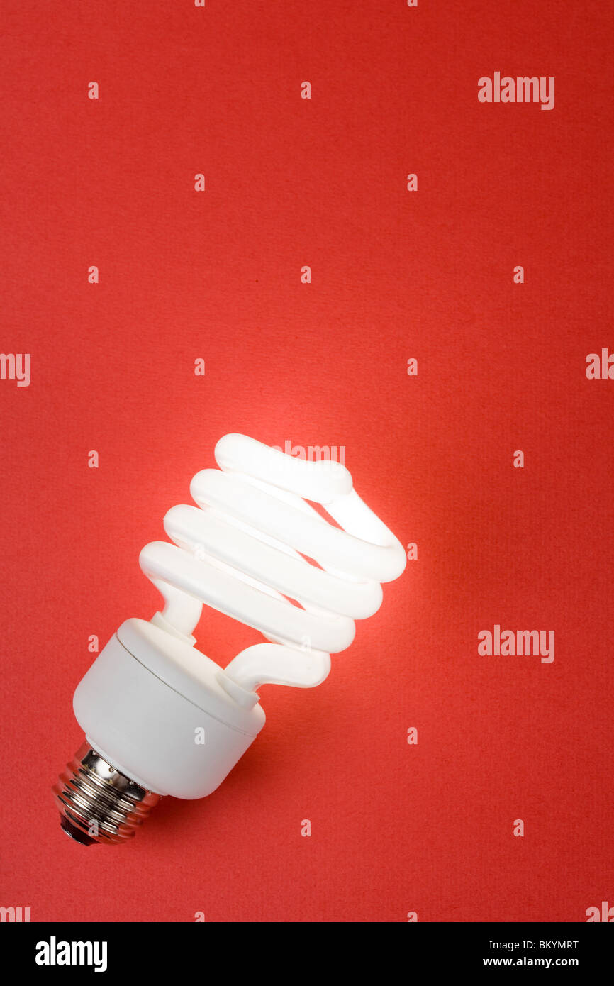 Compact Fluorescent Lightbulb clsoe up Stock Photo Alamy