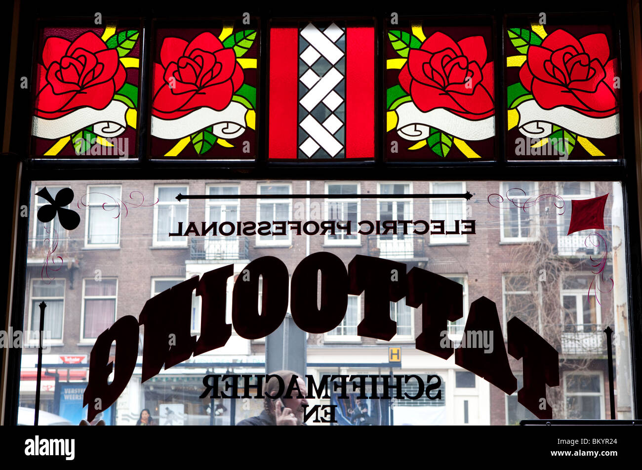 Henk Schiffmacher's Hanky Panky, Tattoo Parlour, Amsterdam, Netherlands Stock Photo Alamy