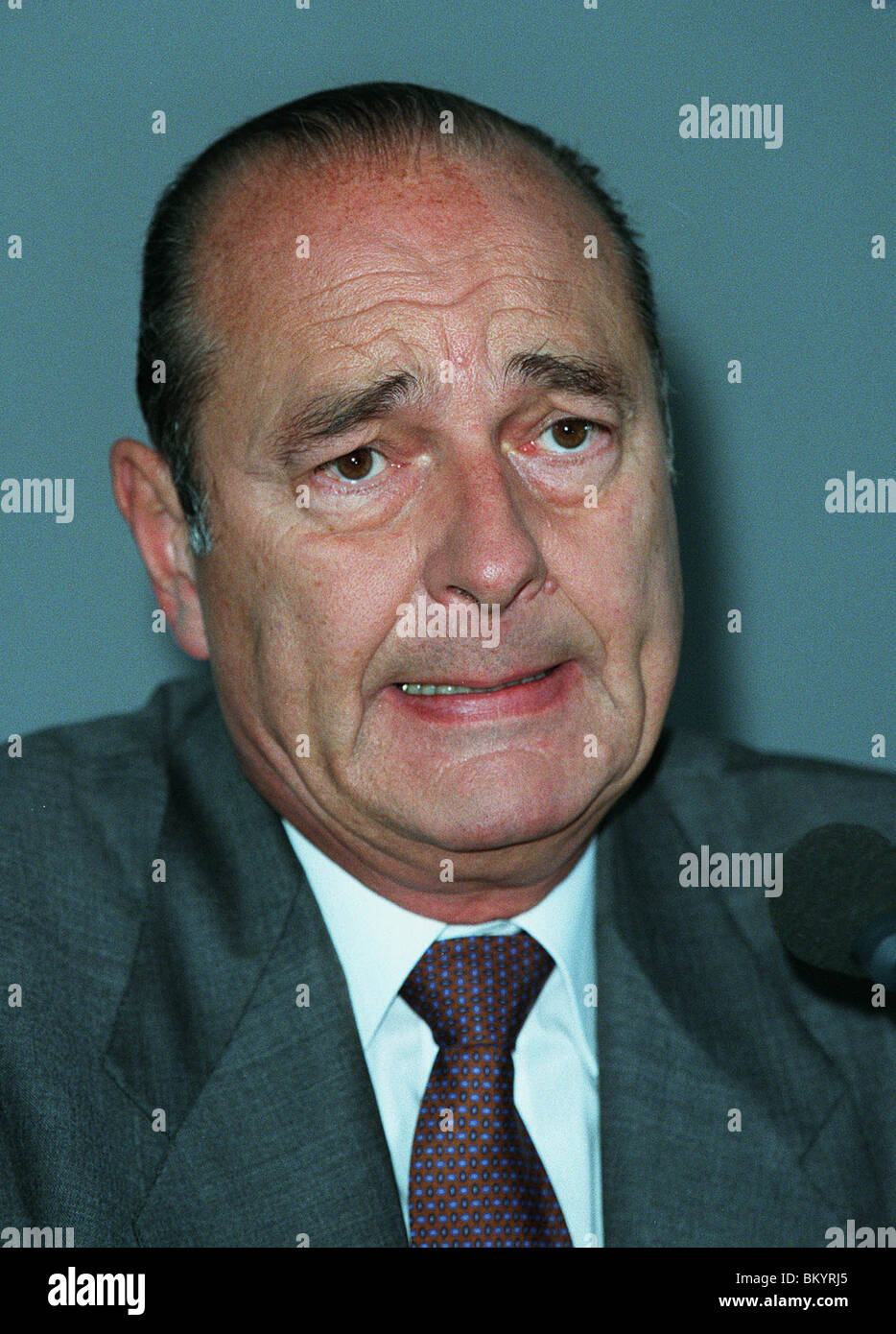 JACQUES CHIRAC PRESIDENT OF FRANCE 17 December 1997 Stock Photo Alamy