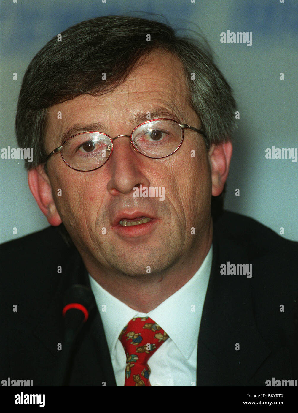 JEAN-CLAUDE JUNCKER PRIME MINISTER OF LUXEMBOURG 17 December 1997 Stock  Photo - Alamy