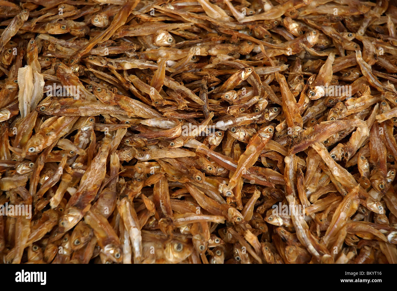 Asian dried fish at markets Stock Photo Alamy