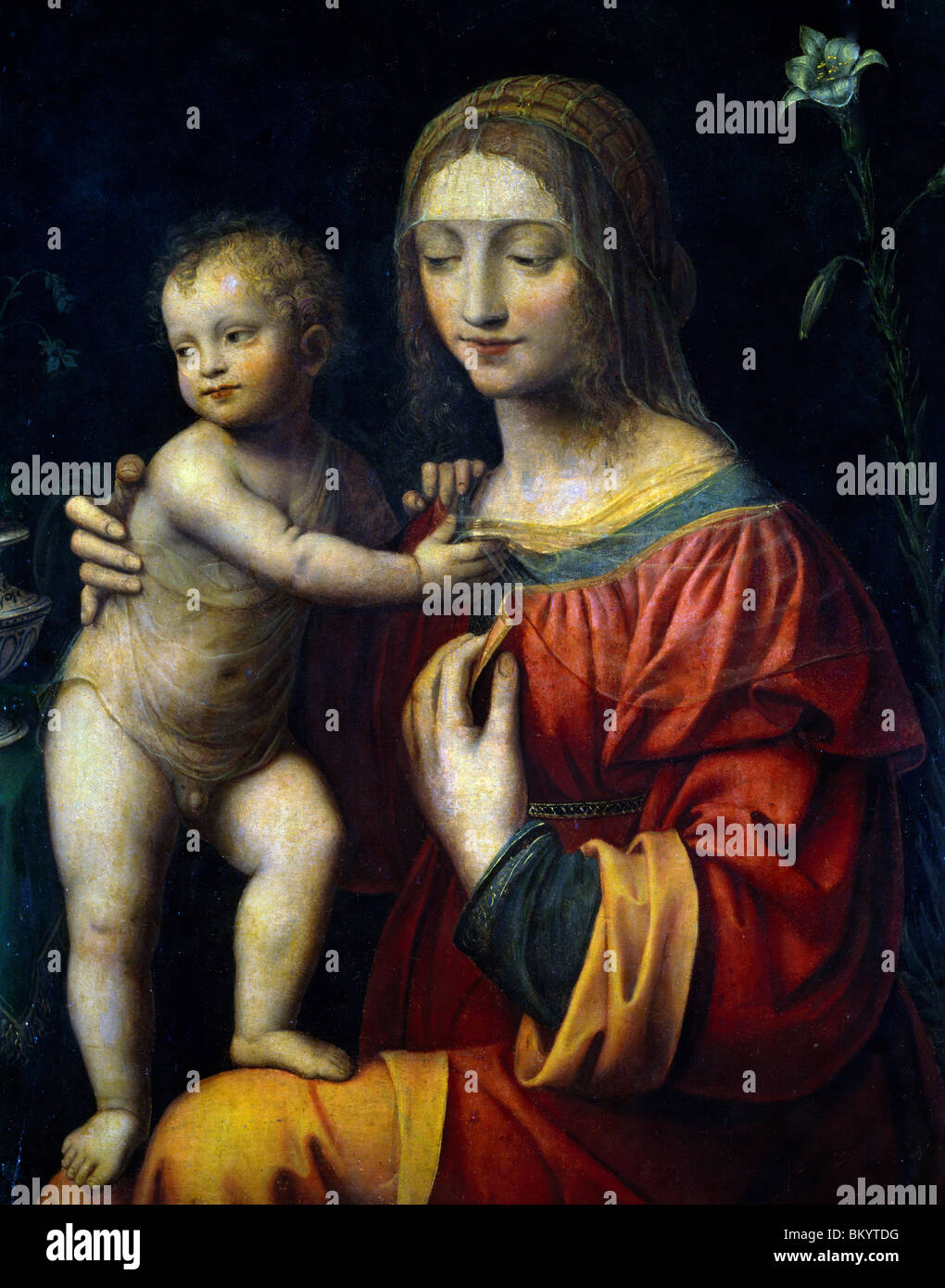 Virgin and Child by Bernardino Luini, 16th Century, (Circa 1480-1532 ...