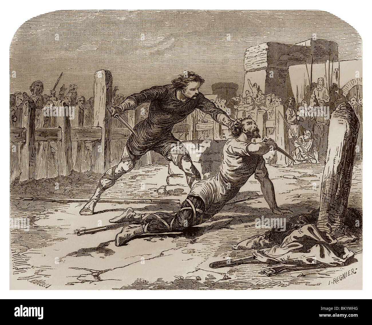Trial by combat hires stock photography and images Alamy