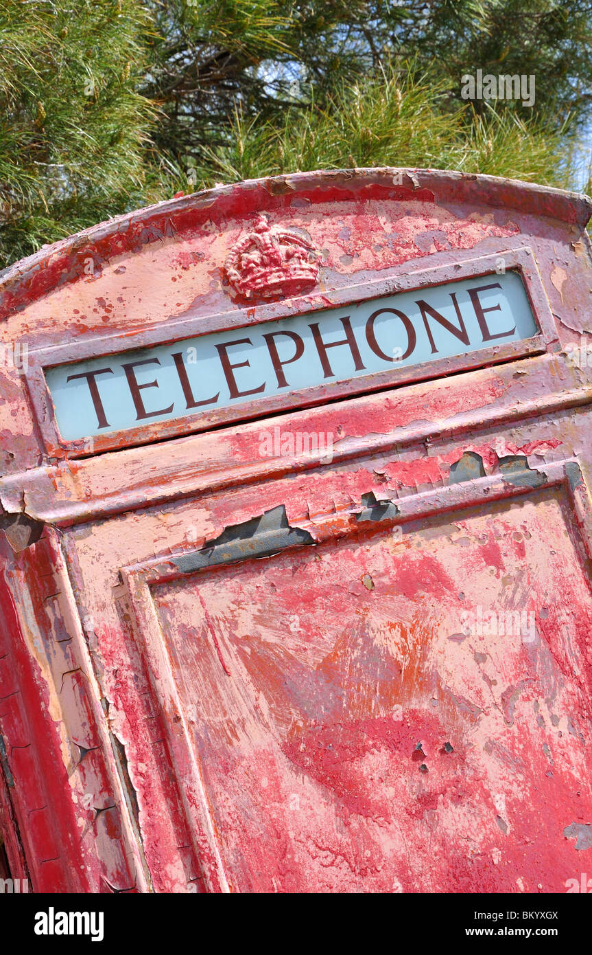 Old telephone box Stock Photo Alamy