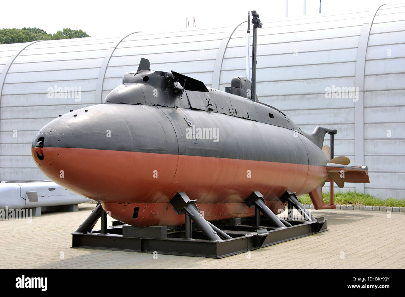 USS Nautilus - the 1st U.S. nuclear submarine at The Submarine Force Museum, Groton, Connecticut, USA Stock Photo