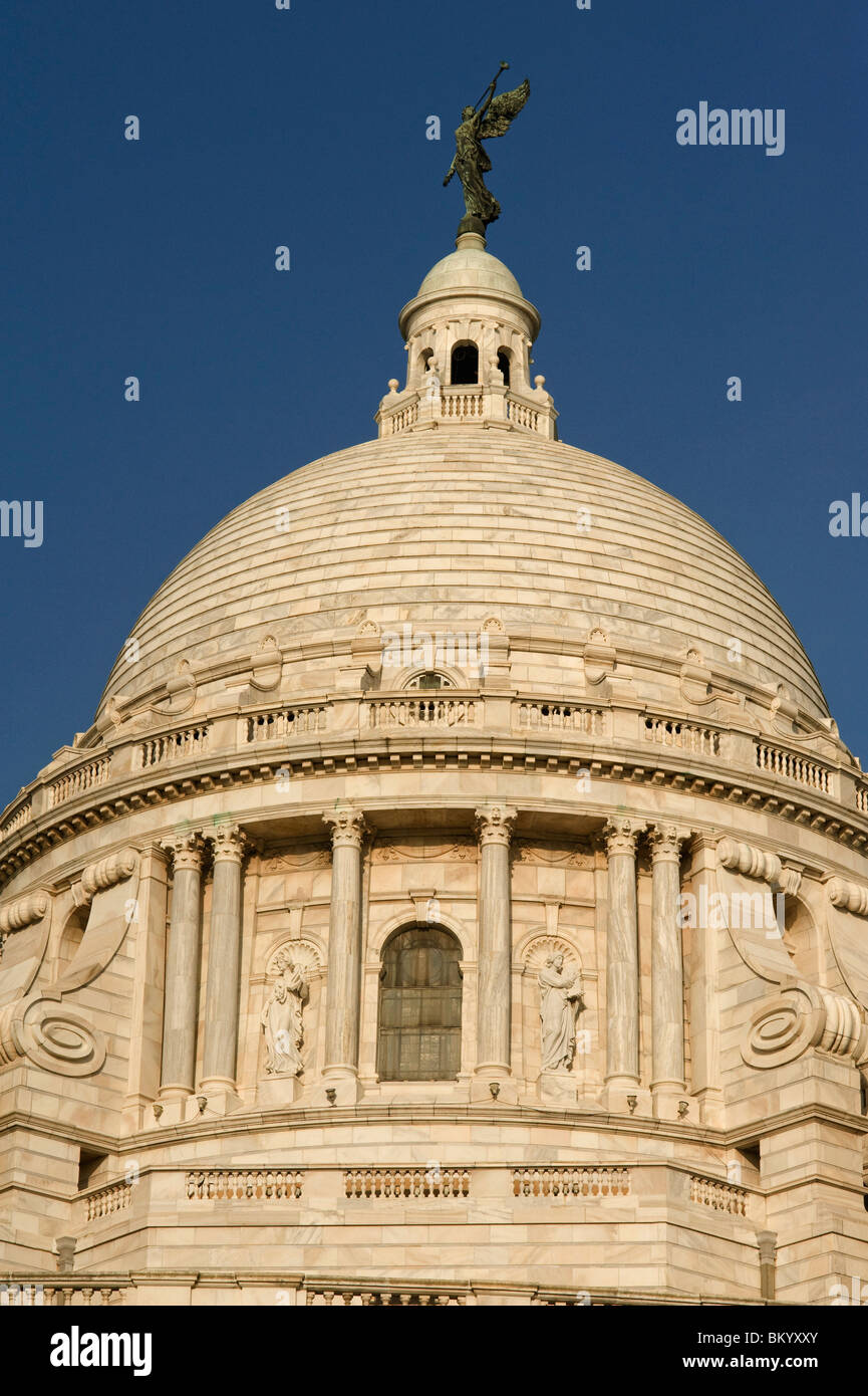 Dome of a museum, Victoria Memorial, Kolkata, West Bengal, India Stock ...