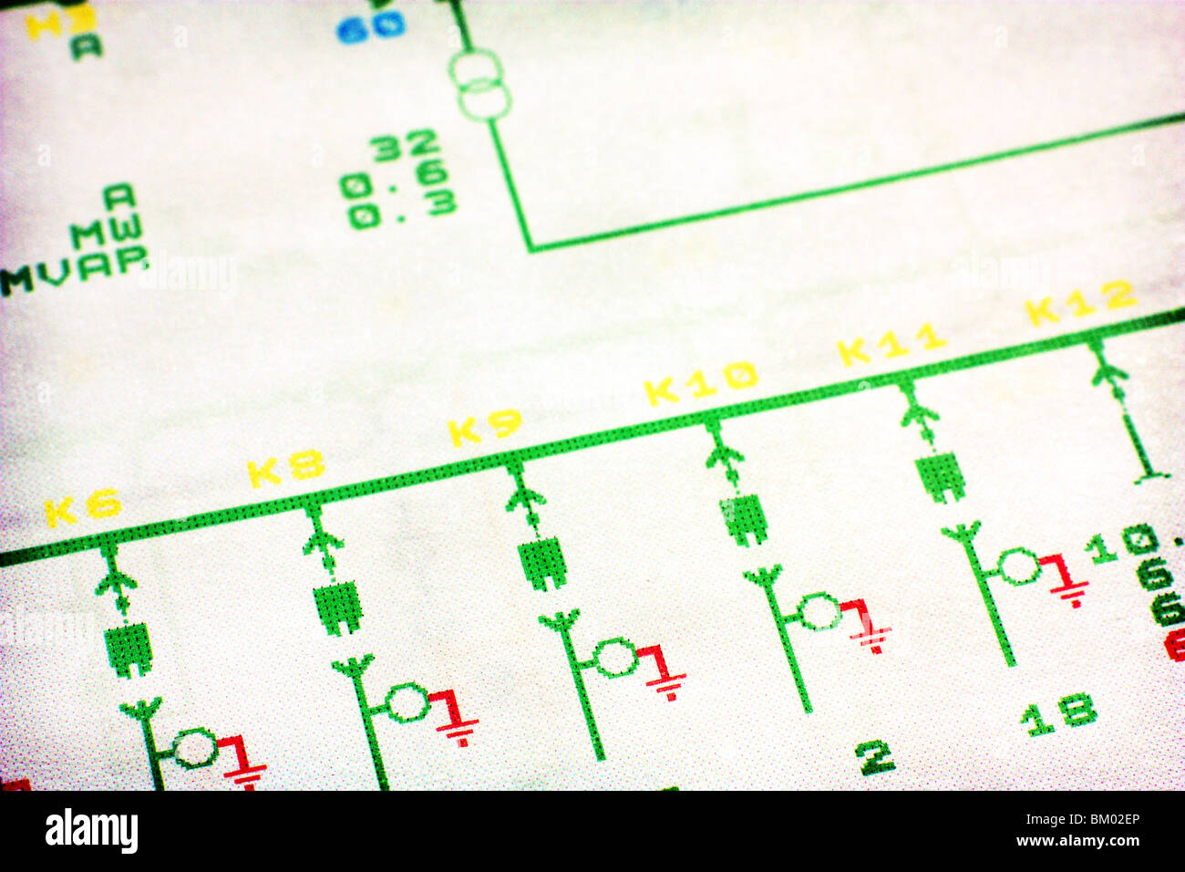 schematics scheme 10 kV voltage current transformer symbol grounding