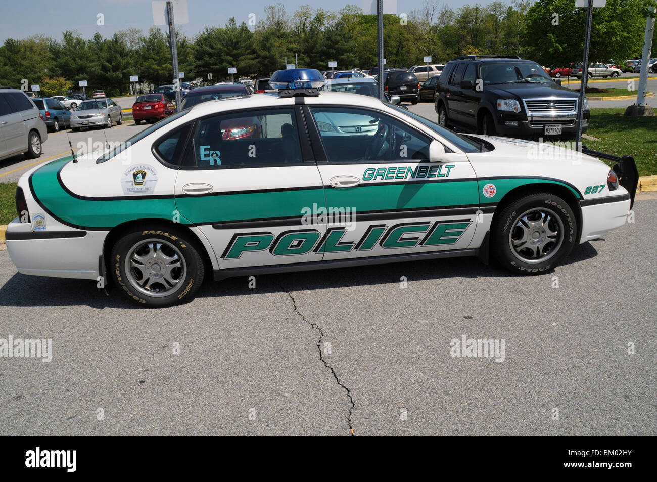 Greenbelt, Md police cruiser Stock Photo Alamy