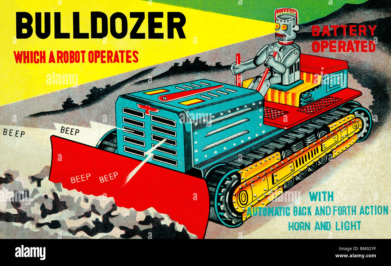 Robot bulldozer outlet toy
