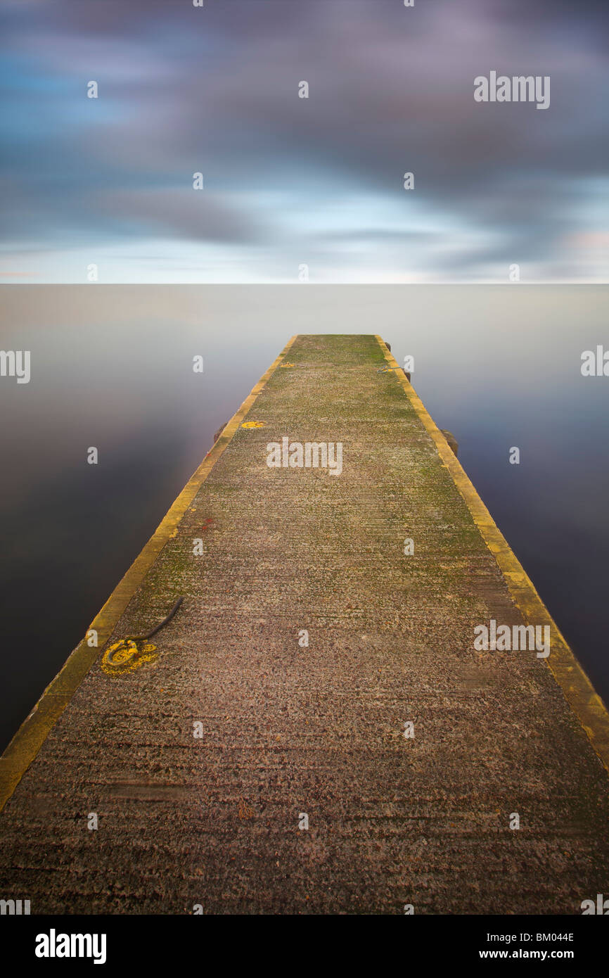 Jetty at Swanage, Dorset, UK Stock Photo