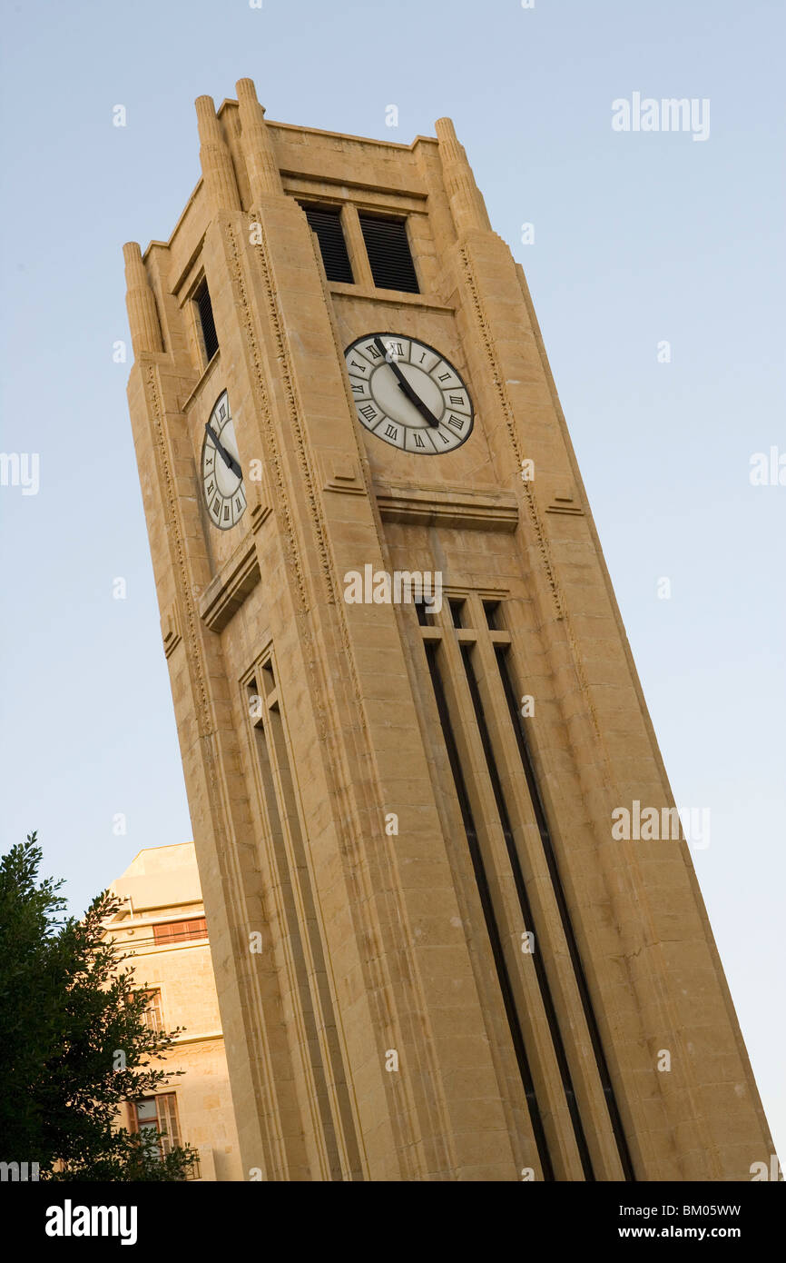 Clock Tower at Place d'Etoile, Beirut, Lebanon Stock Photo Alamy