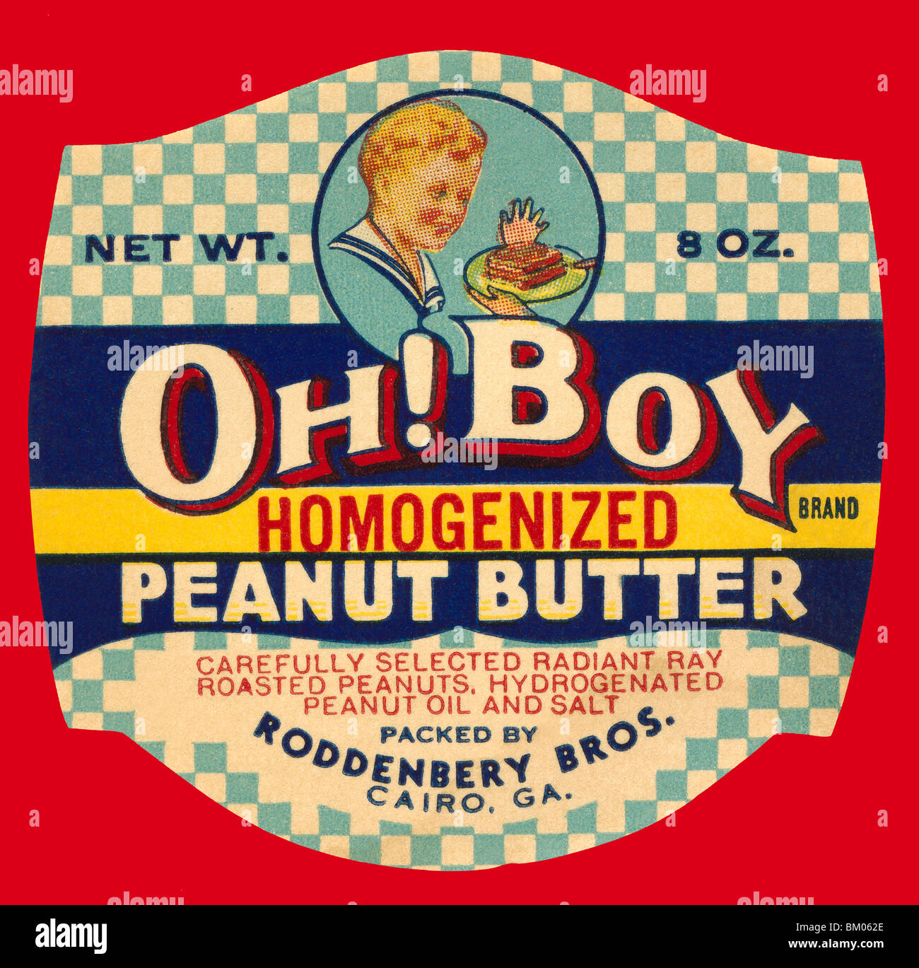 Oh! Boy Homogenized Peanut Butter Stock Photo Alamy