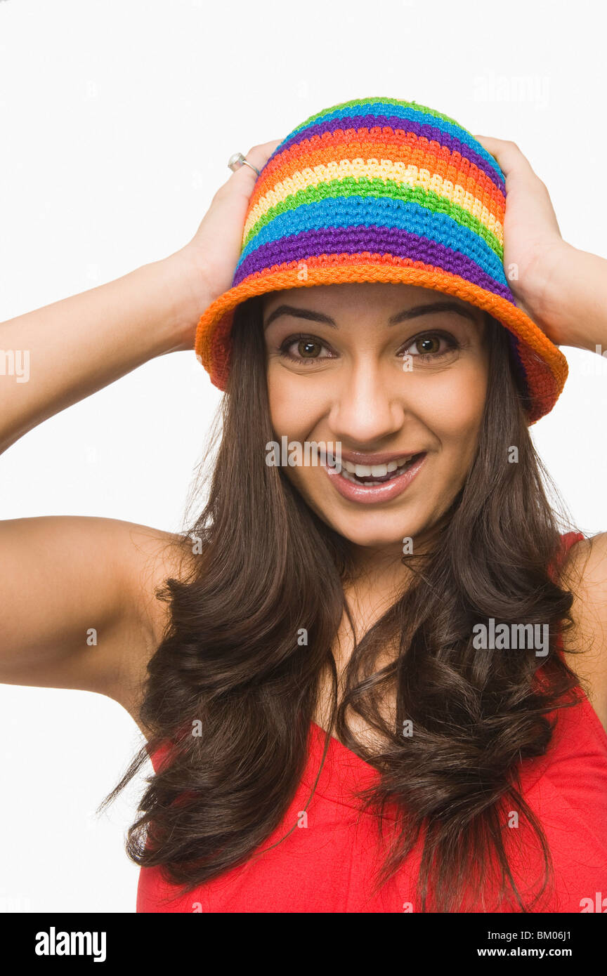 Indian woman wearing tank top hi-res stock photography and images - Alamy