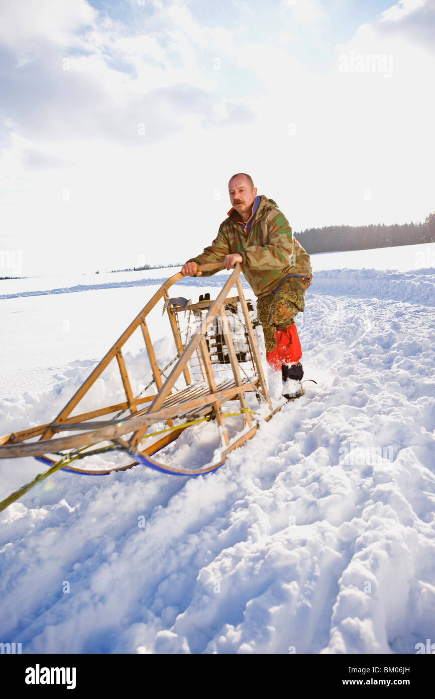 Dogsled journey hi-res stock photography and images - Alamy