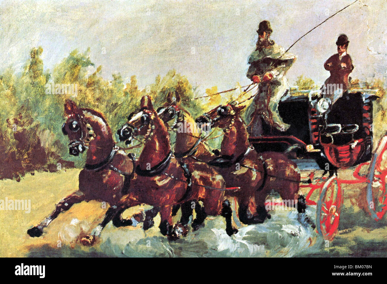 Count Alphonse de Toulouse-Lautrec Stock Photo