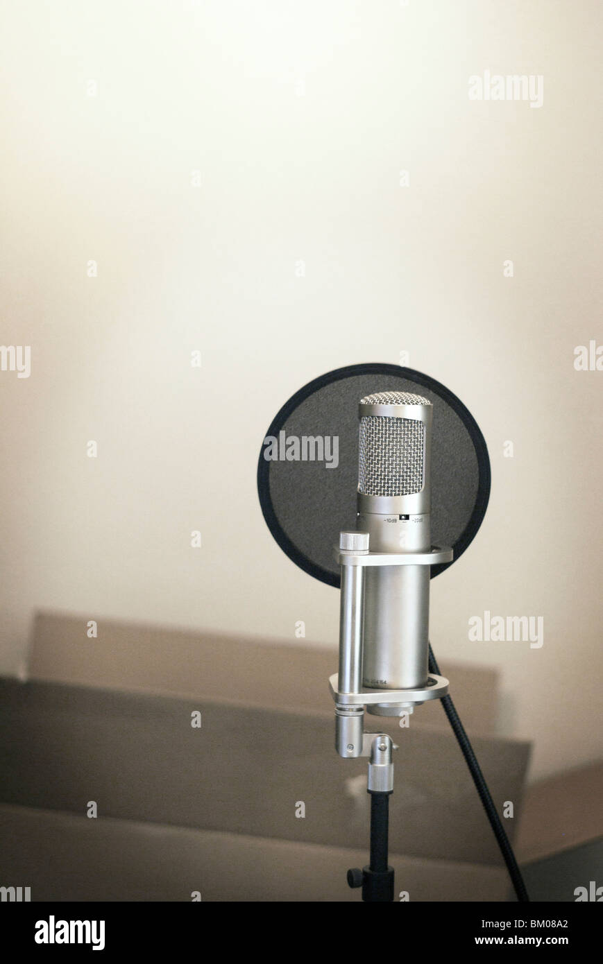 audio recording microphone Stock Photo Alamy