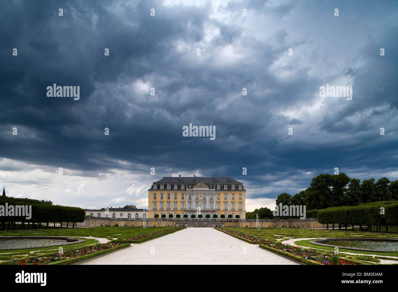 Augustusburg palace, Bruehl, North-Rhine Westphalia, Germany, Europe, UNESCO cultural world heritage Stock Photo