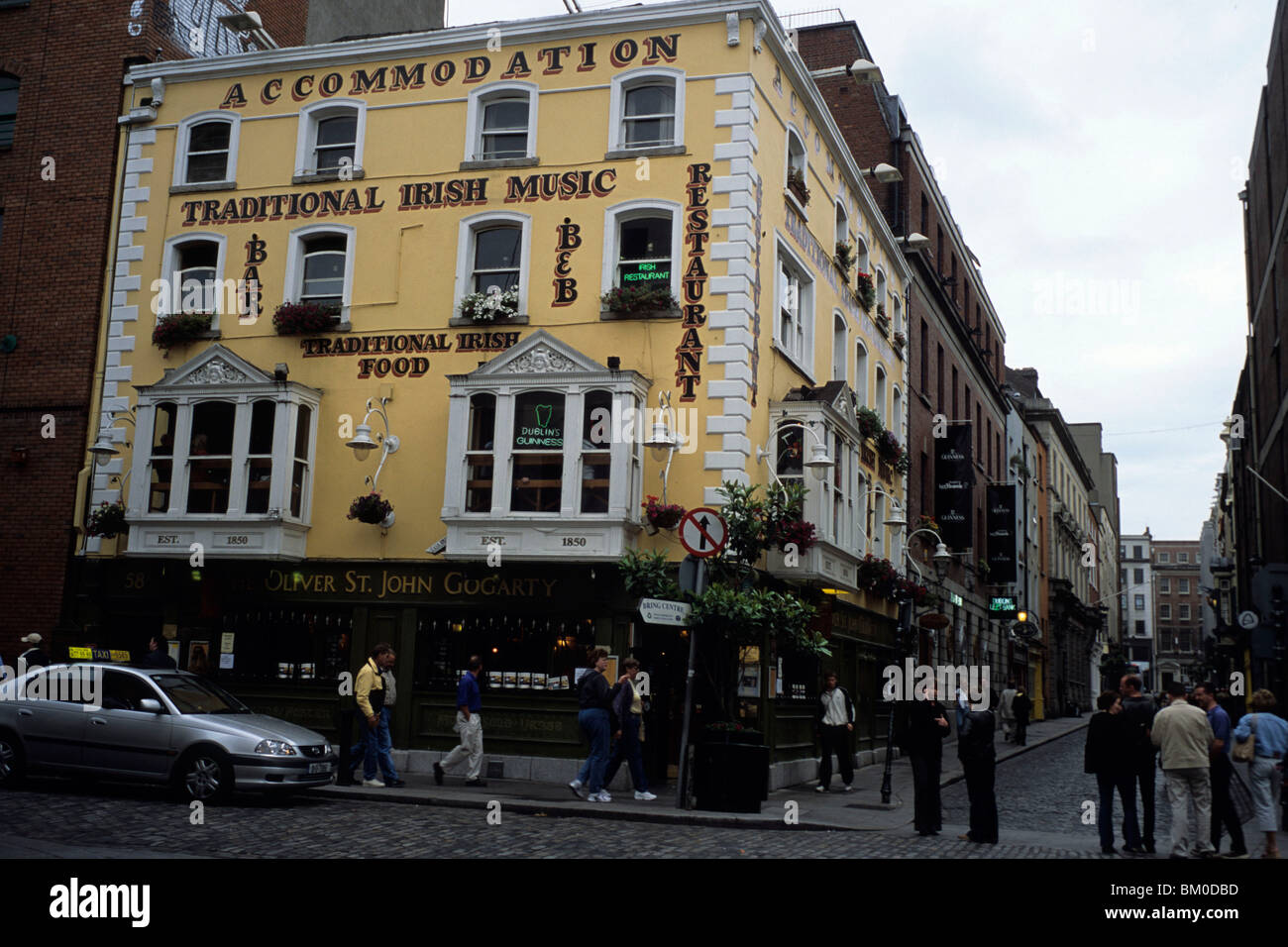 The Oliver St. John Gogarty Pub, Temple Bar, Dublin, Ireland Stock Photo