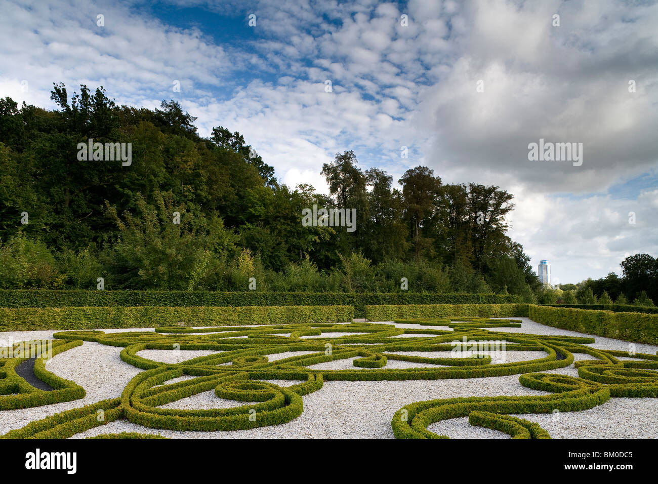 Barock terrace garden, Neuwerkgarten, Gottorf Castle, Schleswig, Schleswig-Holstein, Germany, Europe Stock Photo