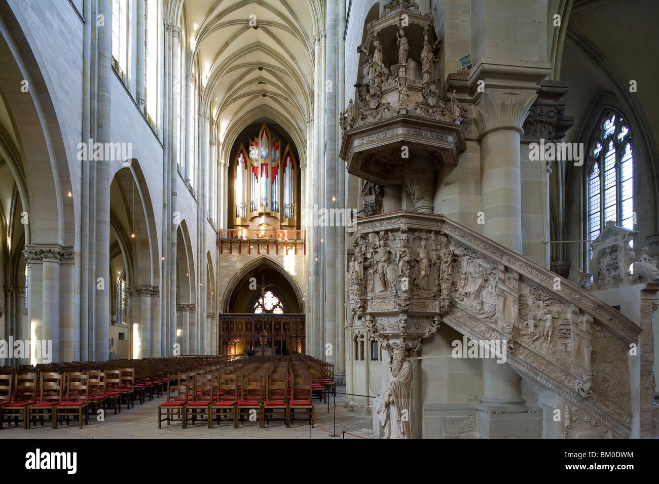 Chancel in Magdeburg Cathedral, on the river Elbe, Magdeburg, Saxony-Anhalt, Germany, Europe Stock Photo